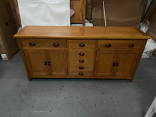 Load image into Gallery viewer, Oakland Rustic Oak New Grand Sideboard Quality Furniture Clearance Ltd
