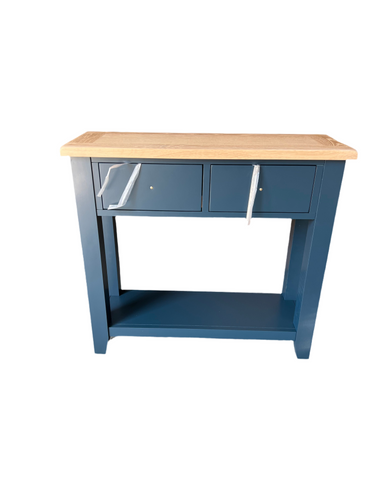 Chester Midnight Blue Console Table Quality Furniture Clearance Ltd