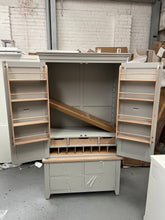 Load image into Gallery viewer, Chester Dove Grey Double Larder furniture delivered
