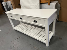 Load image into Gallery viewer, STOW WARM WHITE Extra Large Console Table Quality Furniture Clearance Ltd
