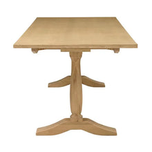 Load image into Gallery viewer, ELKSTONE MELLOW OAK Extending Dining Table 8-10 Seater Quality Furniture Clearance Ltd
