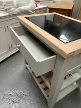 Load image into Gallery viewer, CHESTER DOVE GREY
Small Kitchen Island with Granite Top Quality Furniture Clearance Ltd
