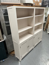 Load image into Gallery viewer, Chalford Warm White Library Cabinet Quality Furniture Clearance Ltd
