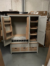 Load image into Gallery viewer, Chester Dove Grey Triple Larder Quality Furniture Clearance Ltd
