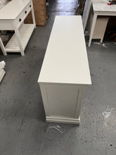 Load image into Gallery viewer, Chantilly Warm White Double Pedestal Dressing Table. furniture delivered
