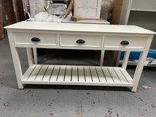 Load image into Gallery viewer, STOW WARM WHITE Extra Large Console Table Quality Furniture Clearance Ltd
