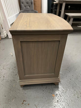 Load image into Gallery viewer, WINCHCOMBE SMOKED OAK
Winchcome Smoked Oak Wide 3 Drawer Bedside Quality Furniture Clearance Ltd
