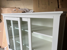 Load image into Gallery viewer, Stow Warm White Glazed Display Cabinet Quality Furniture Clearance Ltd
