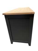 Load image into Gallery viewer, Chester Charcoal Double Pedestal Desk furniture delivered
