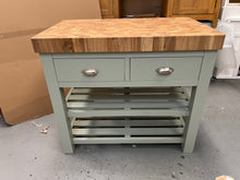 Load image into Gallery viewer, Sussex Sage Green Kitchen Island Quality Furniture Clearance Ltd
