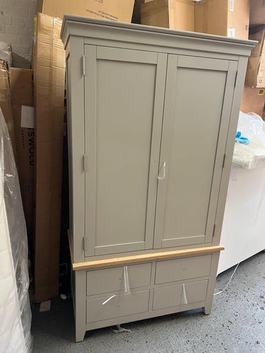 Chester Dove Grey Double Larder furniture delivered