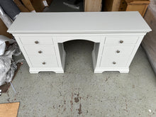 Load image into Gallery viewer, CHANTILLY PEBBLE GREY
Double Pedestal Dressing Table Quality Furniture Clearance Ltd
