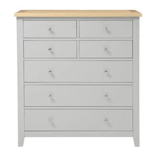 Load image into Gallery viewer, CHESTER DOVE GREY 4 over 3 Large Chest of Drawers Quality Furniture Clearance Ltd
