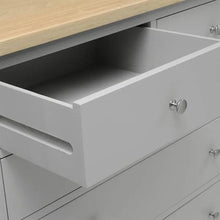 Load image into Gallery viewer, CHESTER DOVE GREY 4 over 3 Large Chest of Drawers Quality Furniture Clearance Ltd
