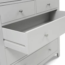 Load image into Gallery viewer, CHESTER DOVE GREY 4 over 3 Large Chest of Drawers Quality Furniture Clearance Ltd
