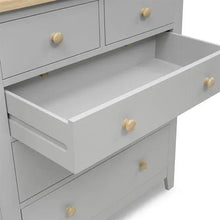 Load image into Gallery viewer, CHESTER DOVE GREY 5 Drawer Chest Quality Furniture Clearance Ltd
