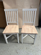 Load image into Gallery viewer, Set of 2 CHESTER DOVE GREY
Wooden Seat Dining Chair Quality Furniture Clearance Ltd
