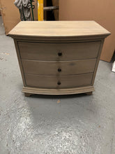 Load image into Gallery viewer, WINCHCOMBE SMOKED OAK
Winchcome Smoked Oak Wide 3 Drawer Bedside Quality Furniture Clearance Ltd
