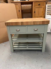 Load image into Gallery viewer, Sussex Sage Green Kitchen Island Quality Furniture Clearance Ltd
