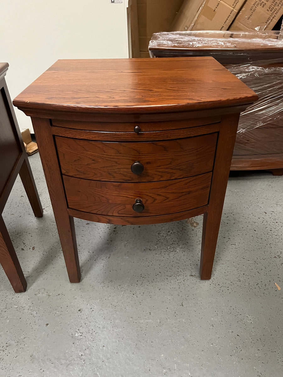 Set of two WINCHCOMBE DARK OAK 2 Drawer Bedside Tables – Quality ...