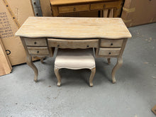 Load image into Gallery viewer, CAMILLE LIMEWASH OAK
Dressing Table + Stool Quality Furniture Clearance Ltd
