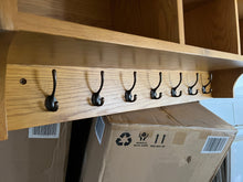 Load image into Gallery viewer, OAKLAND RUSTIC OAK
New Storage Shelf and Hooks Quality Furniture Clearance Ltd
