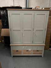 Load image into Gallery viewer, Chester Dove Grey Triple Larder Quality Furniture Clearance Ltd
