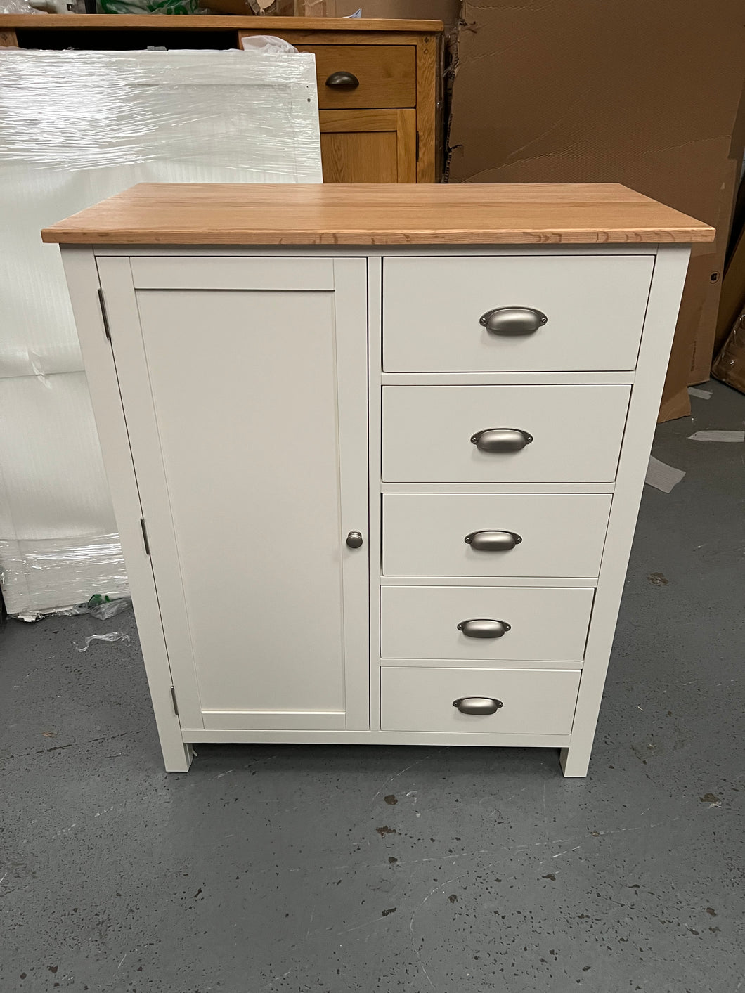 GLOUCESTER Cream Combi Wardrobe