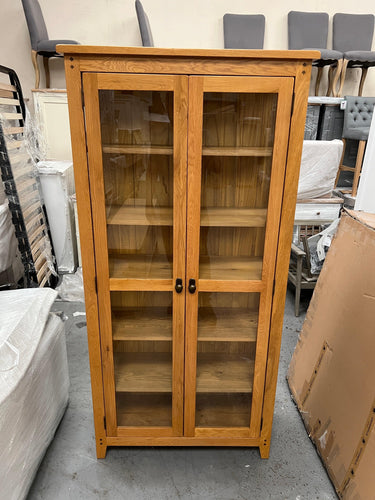 OAKLAND RUSTIC OAK
New Glass Display Cabinet Quality Furniture Clearance Ltd