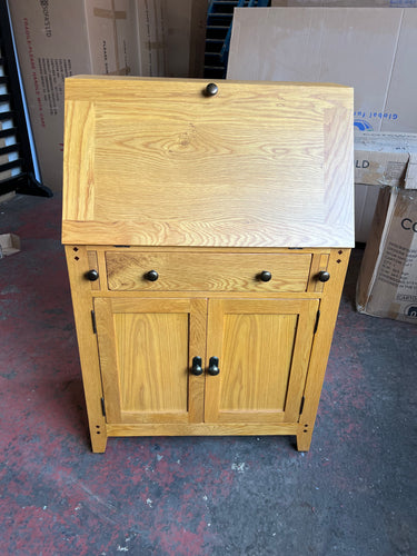 Oakland Rustic Oak Writing Bureau furniture delivered