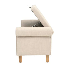 Load image into Gallery viewer, SHERBORNE
Winged Ottoman - Stone Linen Quality Furniture Clearance Ltd
