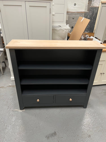 Chester Charcoal Low and Wide Bookcase furniture delivered 