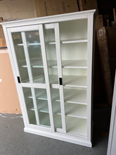 Load image into Gallery viewer, Stow Warm White Glazed Display Cabinet Quality Furniture Clearance Ltd
