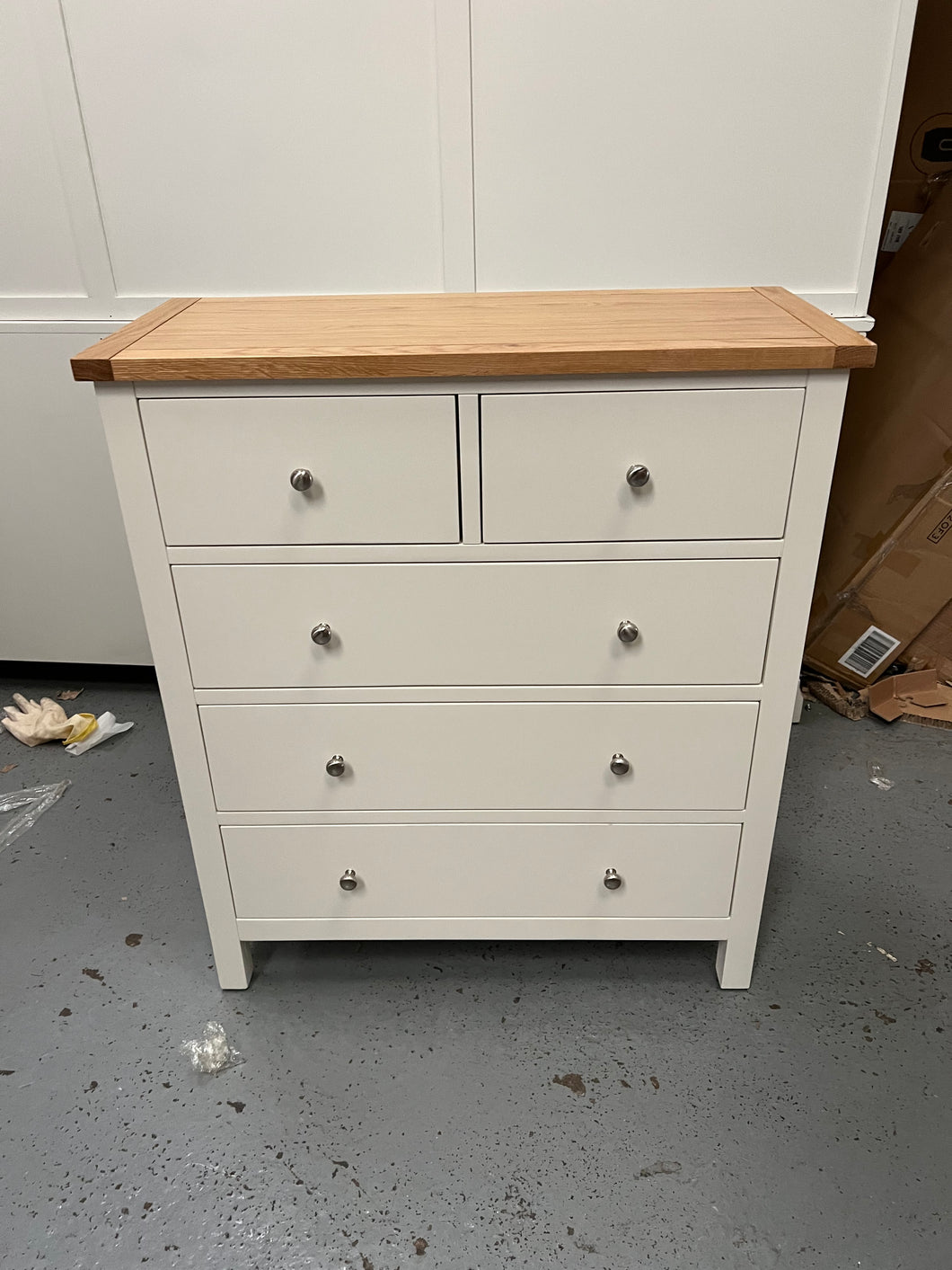 SIMPLY COTSWOLD CLASSIC CREAM 2 over 3 chest of drawers Quality Furniture Clearance Ltd