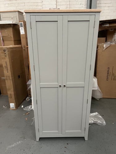 Chester Dove Grey 2 Door Hallway Cloakroom furniture delivered