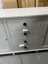 Load image into Gallery viewer, Charlbury Mineral Grey Large Sideboard With Drawers Quality Furniture Clearance Ltd
