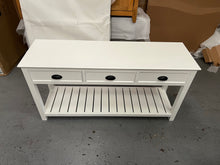 Load image into Gallery viewer, STOW WARM WHITE Extra Large Console Table Quality Furniture Clearance Ltd
