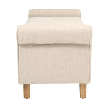 Load image into Gallery viewer, SHERBORNE
Winged Ottoman - Stone Linen Quality Furniture Clearance Ltd
