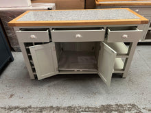 Load image into Gallery viewer, Hampshire ‘Country Life’ kitchen Island With Wine Rack - Pale Green Quality Furniture Clearance Ltd
