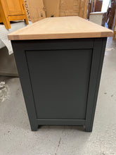 Load image into Gallery viewer, Chester Charcoal Double Pedestal Desk furniture delivered
