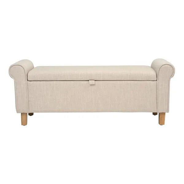 SHERBORNE
Winged Ottoman - Stone Linen Quality Furniture Clearance Ltd