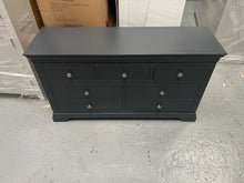 Load image into Gallery viewer, Chantilly Dusky Black 3 Over 4 Chest of Drawers Quality Furniture Clearance Ltd
