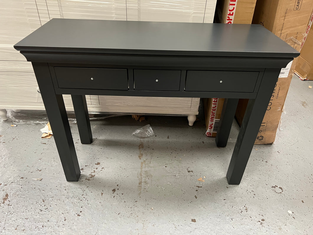 Dusky Black Console Desk furniture delivered