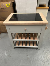 Load image into Gallery viewer, CHESTER DOVE GREY
Small Kitchen Island with Granite Top Quality Furniture Clearance Ltd
