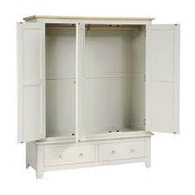 Load image into Gallery viewer, CHESTER STONE Triple Wardrobe Quality Furniture Clearance Ltd
