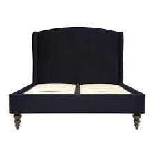 ASCOTT Midnight Velvet Kingsize Upholstered Bed Quality Furniture Clearance Ltd