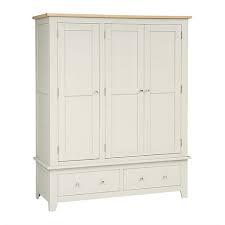 CHESTER STONE Triple Wardrobe Quality Furniture Clearance Ltd