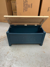 Load image into Gallery viewer, CHESTER MIDNIGHT BLUE Toy Box Quality Furniture Clearance Ltd
