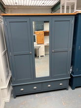 Load image into Gallery viewer, WESTCOTE INKY BLUE Triple Wardrobe Quality Furniture Clearance Ltd
