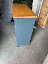 Load image into Gallery viewer, WESTCOTE INKY BLUE 2 Over 3 Drawer Chest Quality Furniture Clearance Ltd
